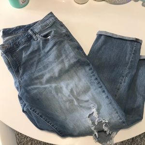 Torrid Distressed Boyfriend Jeans
